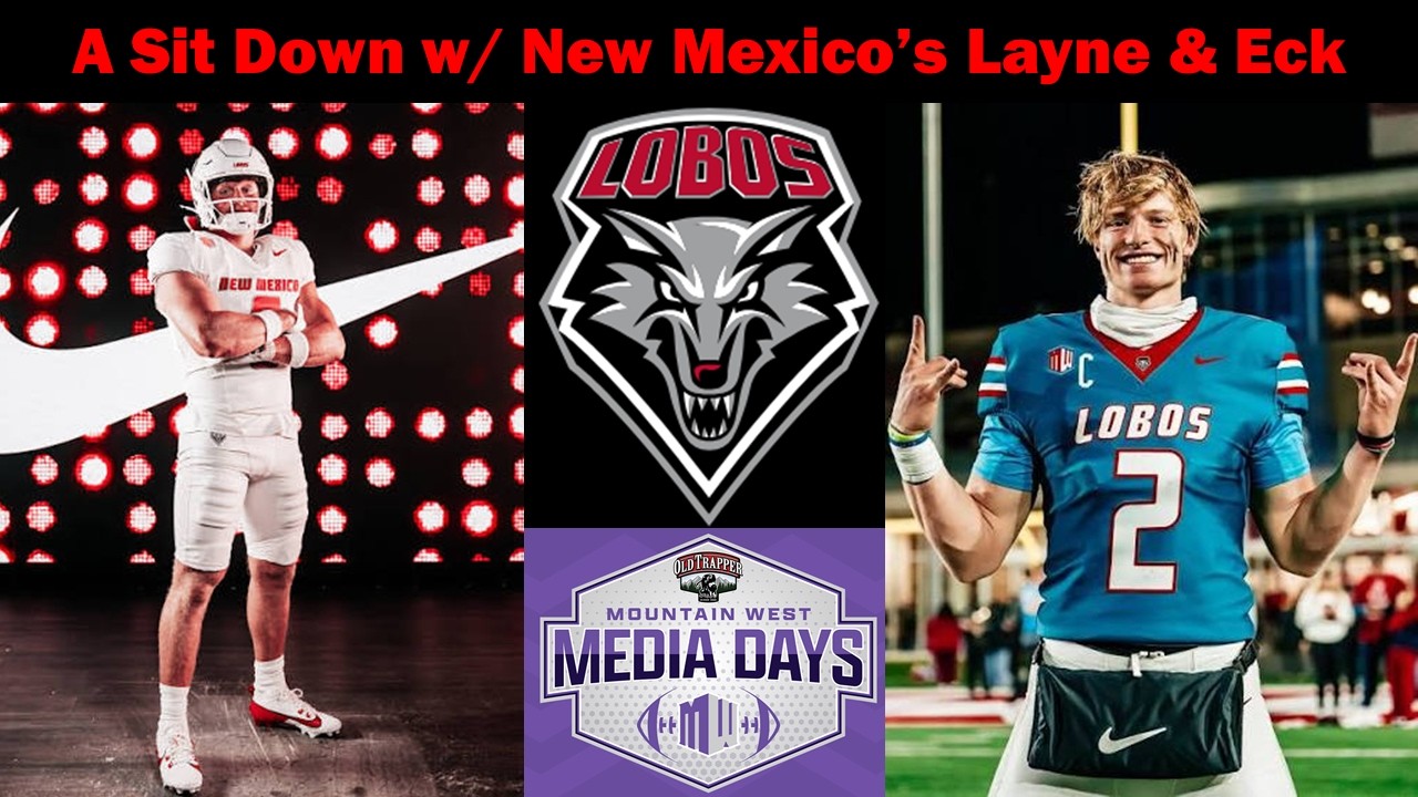 New Mexico Lobos Jack Layne & Jaxton Eck Talk 2026 Football Season - Mountain West Media Days