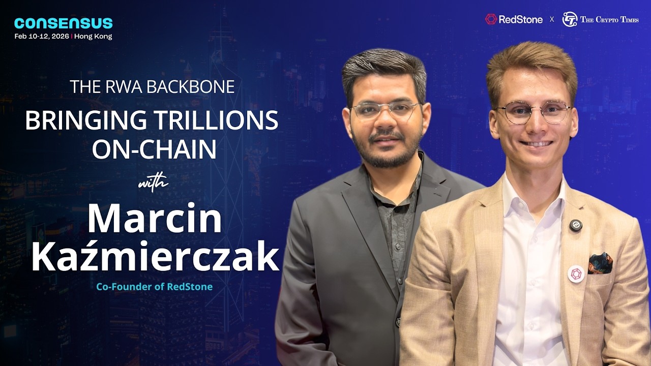 Marcin Kaźmierczak of @redstone_defi on RWA Growth & Oracle Risk | Consensus Hong Kong 2026