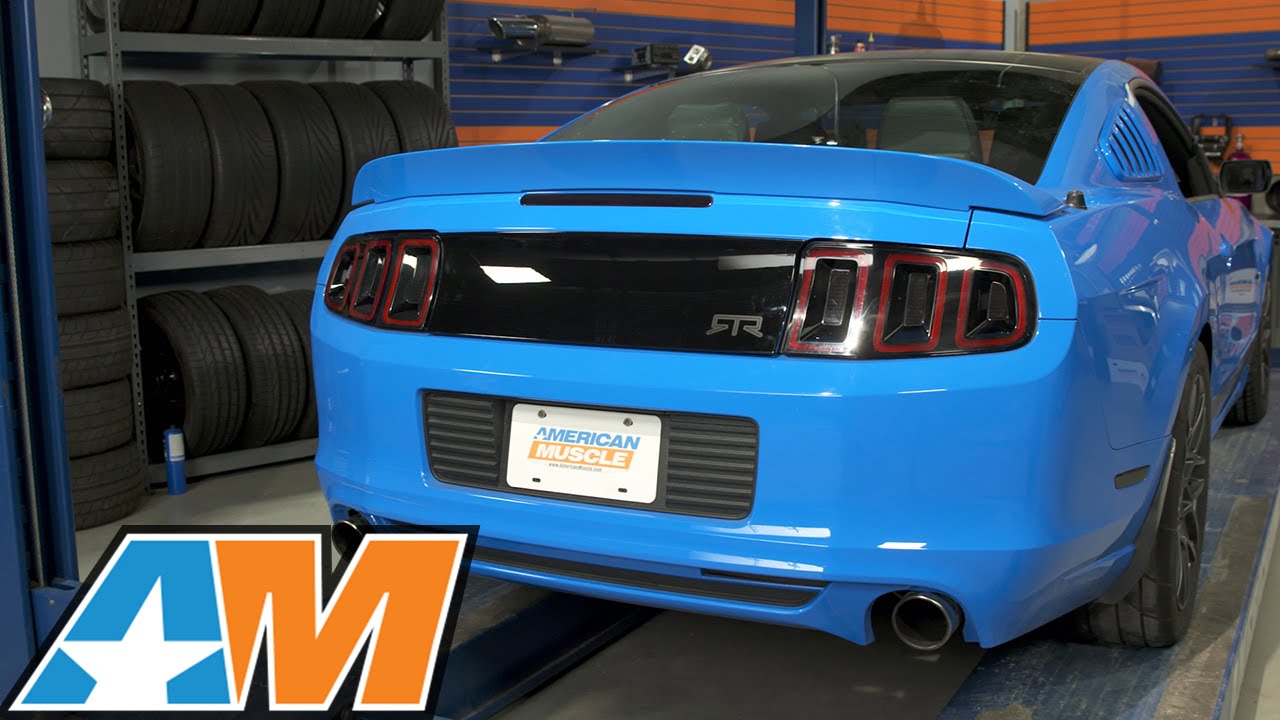 2011-2014 Mustang RTR Decklid Panel - Black Review & Install
