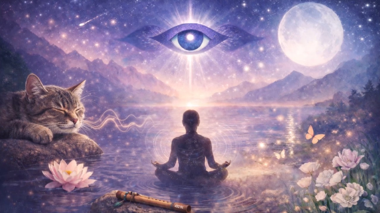 Heart–Brain Coherence | Guided 5–5 Practice | Theta Waves for Deep Rest 🌿 | 432 Hz