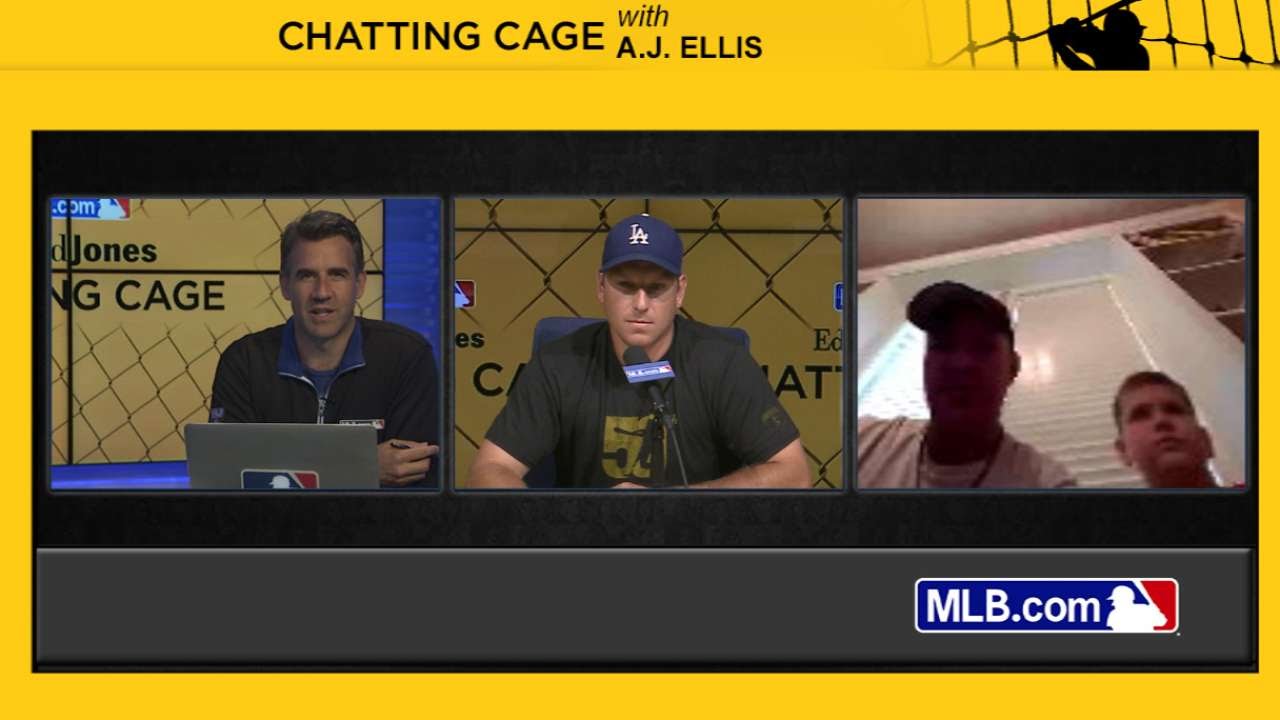 Chatting Cage: A.J. Ellis answers fan questions