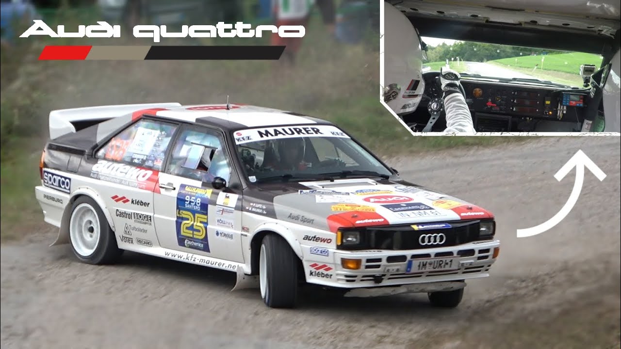 Audi Quattro at Rally Legend 2020 - OnBoard + Turbo Sound, Anti-Lag & 5-Cylinder Engine!