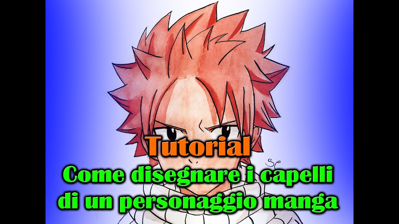 Tutorial: Come disegnare i capelli di un personaggio manga