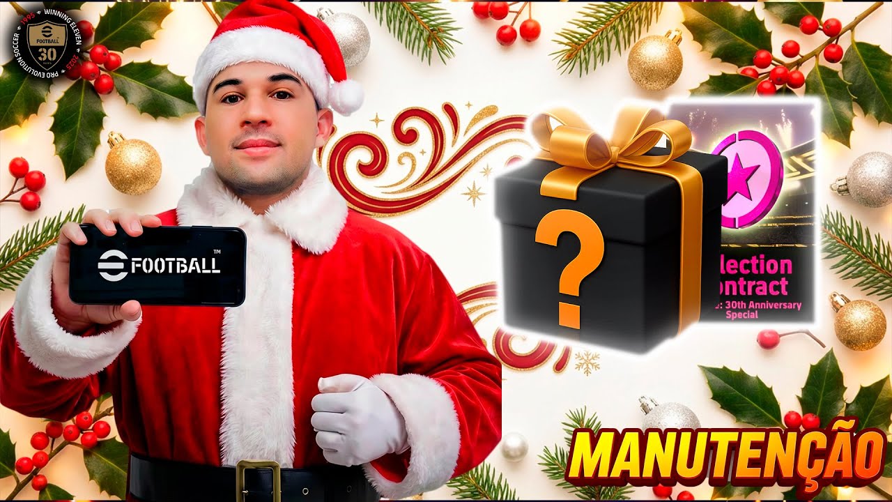 😱 MANUTEN&Ccedil;&Atilde;O DE NATAL! 🎄 NO EFOOTBALL 2026 MOBILE