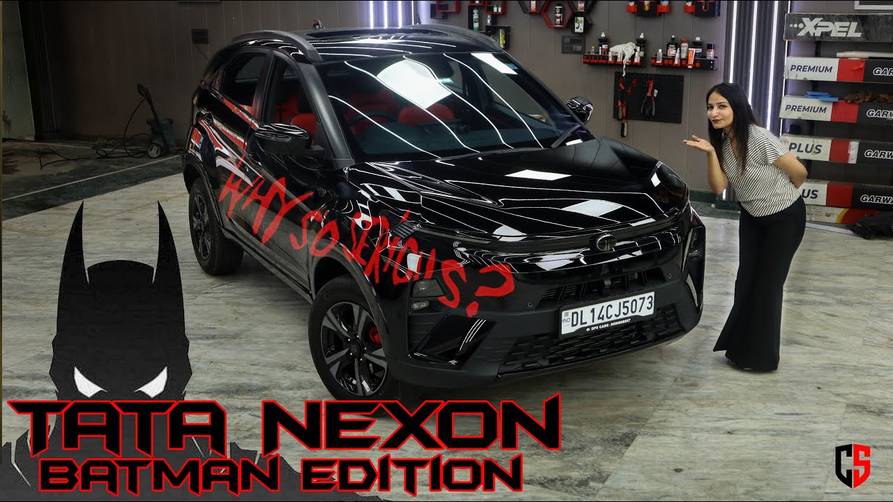 Tata Nexon Batman Edition Modified || Tata Nexon Red & Black Modification