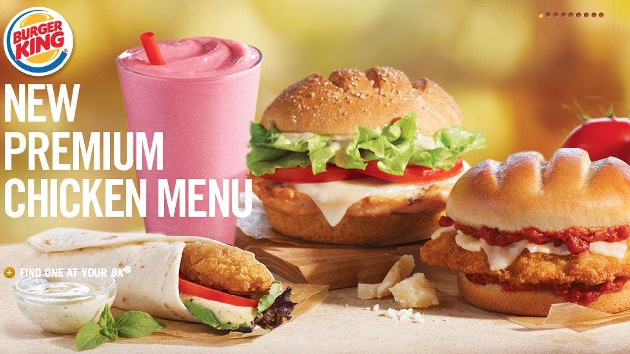 Burger King's Armada of Premium Chicken Products
