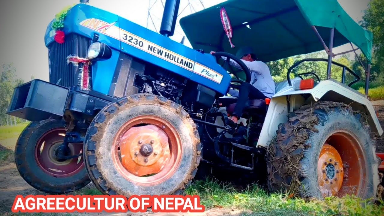 3230 NEW HOLLAND, AGREECULTUR OF NEPAL, MADHESH TERAI NEPAL, TRACTOR OF VILLAGE