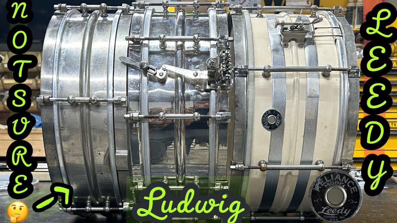 3 Vintage Snare Drums, 1920's Ludwig Snare Drum, 1930's Leedy Snare drum, Ect...