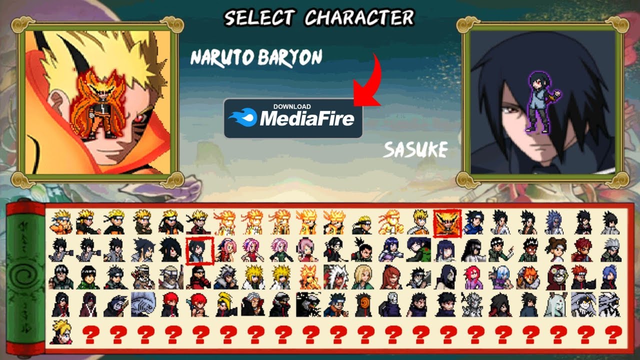 Naruto V5 Mugen Jus Style Offline Game [Android & PC]