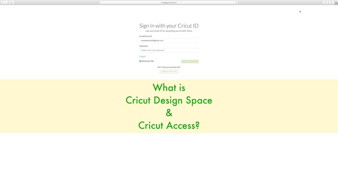 Cricut Design Space & Cricut Access - What are they?