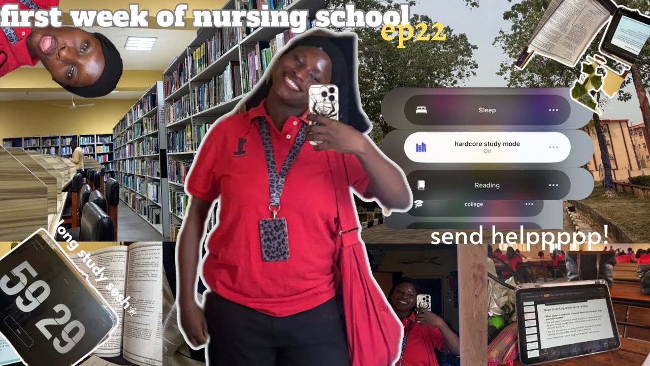 ep22: 𝚞𝚗𝚒 𝚍𝚒𝚊𝚛𝚒𝚎𝚜: first week of school| nursing student| prepping for exams~ ⋆˚✿🍒𐙚⋆˚