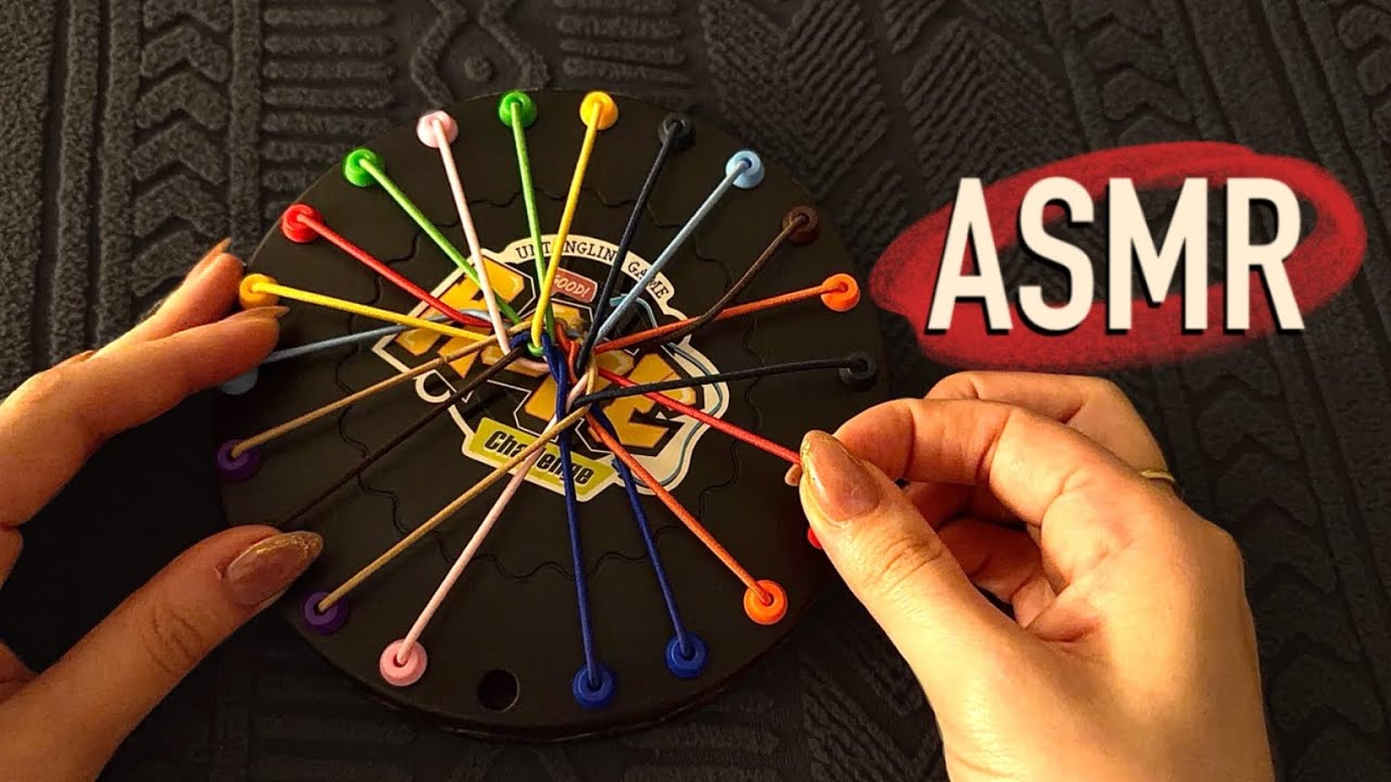 😴 ASMR - Let&rsquo;s untangle some ropes (3) 🪢- Clicky Whispers