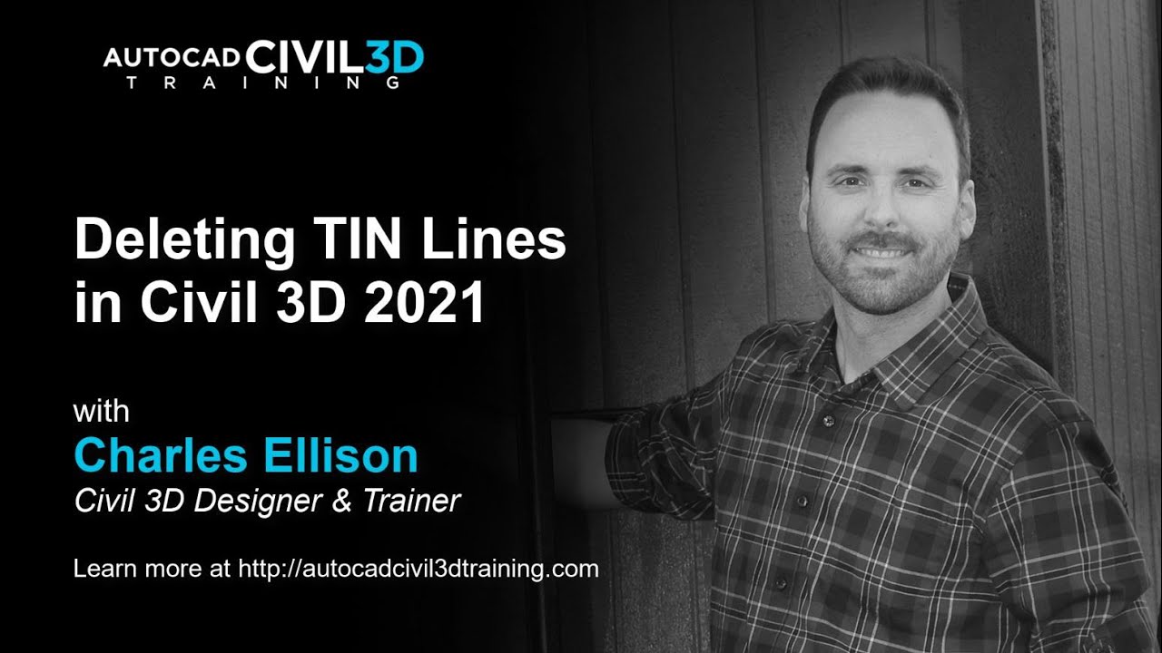 Deleting TIN Lines in Civil 3D 2018, 2019, 2020, 2021