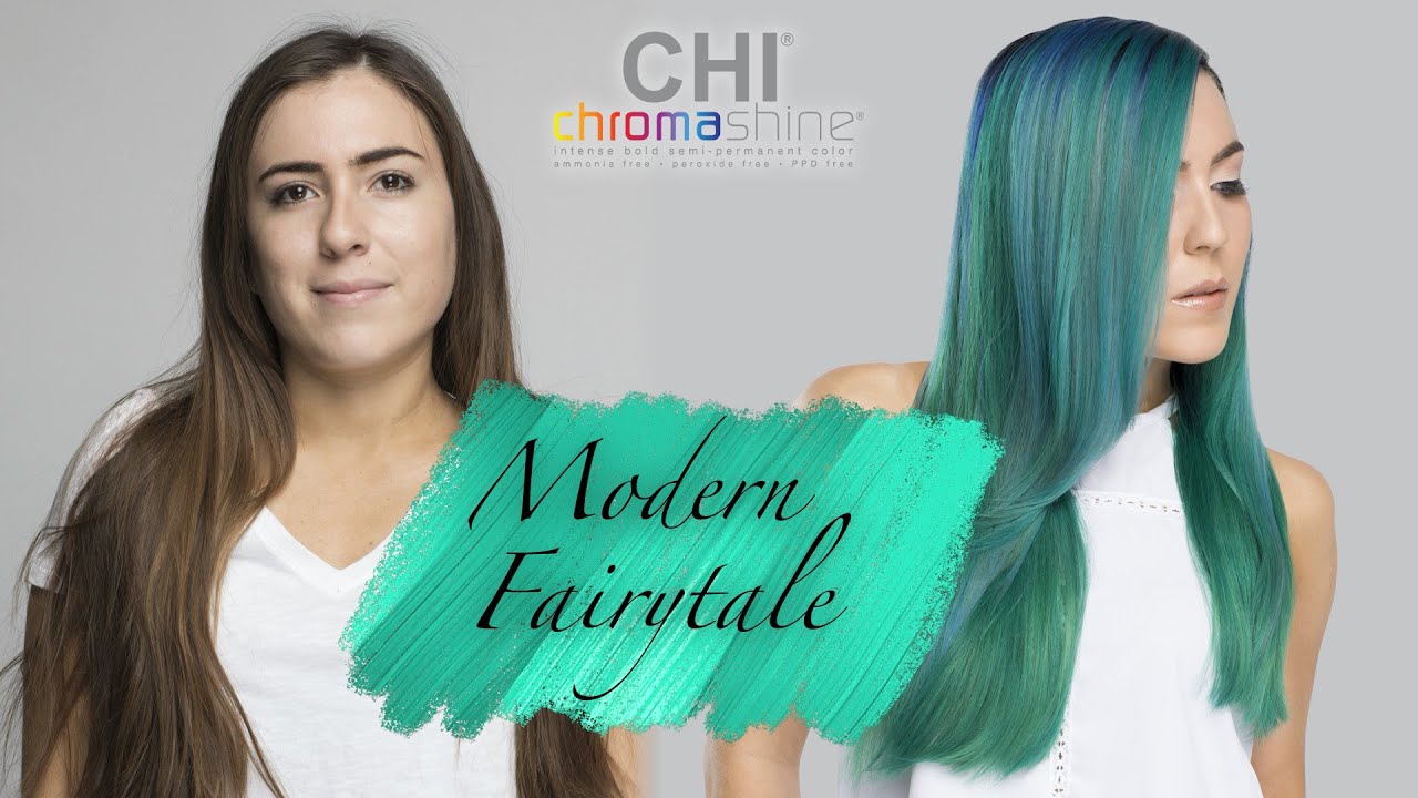 Hair is my Canvas: Modern Fairytale with CHI Chromashine (Step by step)