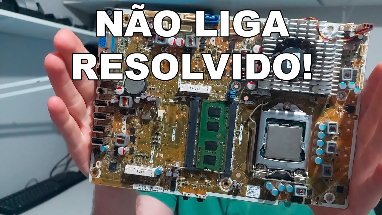 Placa mãe de um Dell Inspiron One 2320 que não liga.