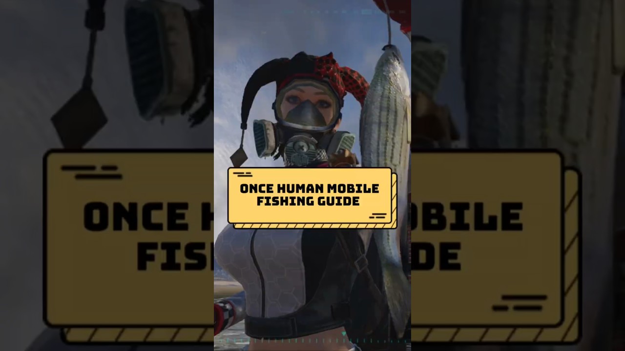 How to fish on Once Human Mobile! super simple guide in under 1 minute! #oncehumanmobile #oncehuman