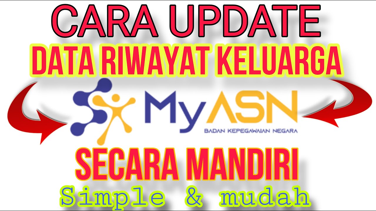 Cara update data keluarga di myasn , sederhana & mudah #asn #pns #pppk