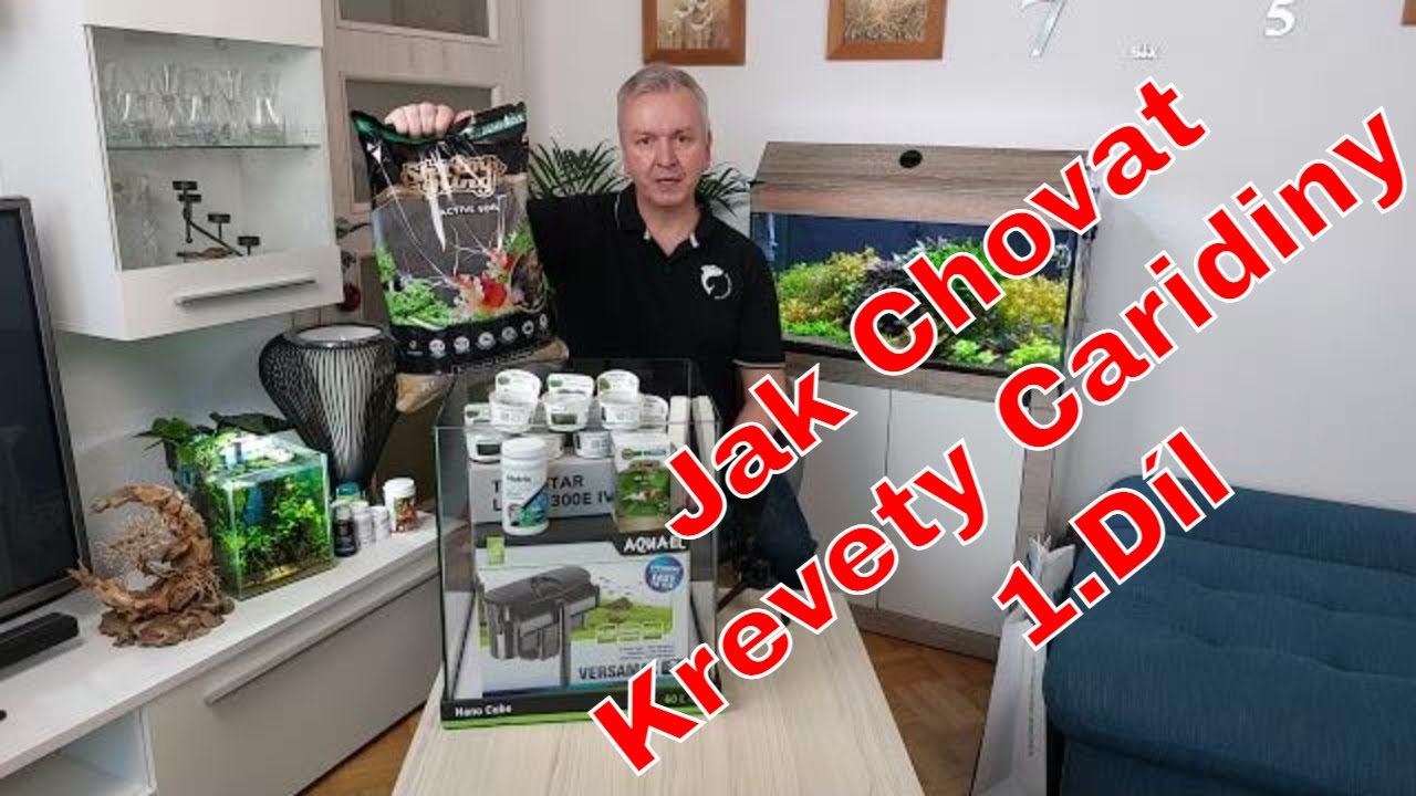 Akvárium pro Krevetky  Caridiny 1. díl - Vybavení Akvária