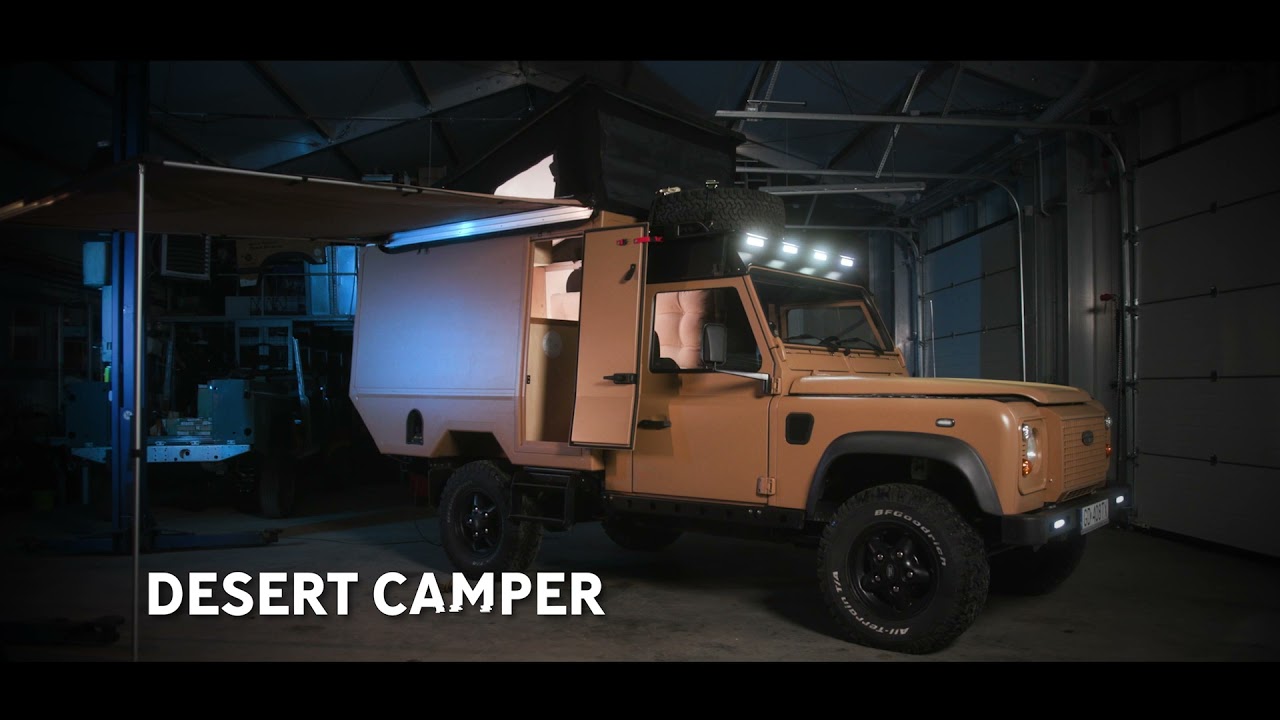 Land Rover Defender 110 camper made by 4Land
