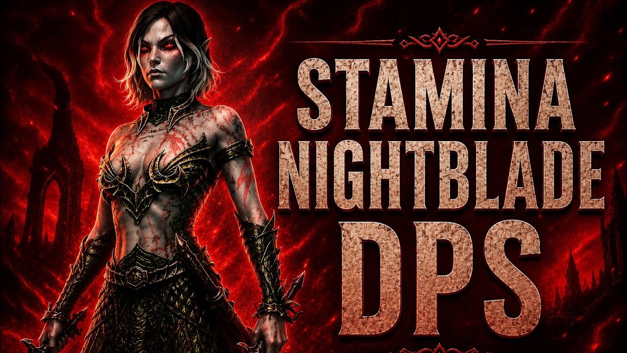 This NEW ESO PURE STAMINA NIGHTBLADE Build Crushes Content!