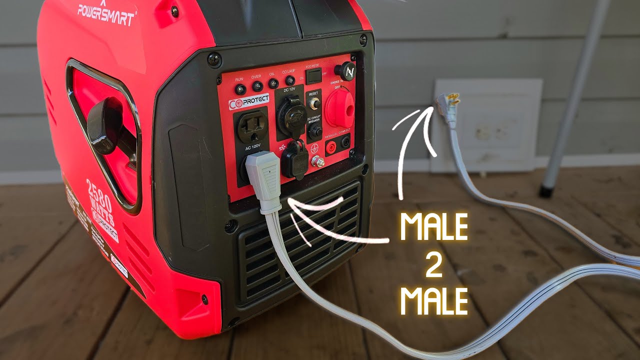 How to Power Your House With A Drop Cord & Generator During A Power Outage