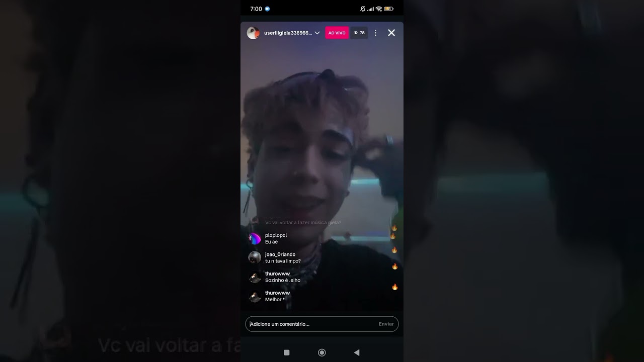 live nova lilgiela33 - fazendo freestyle na live chapado