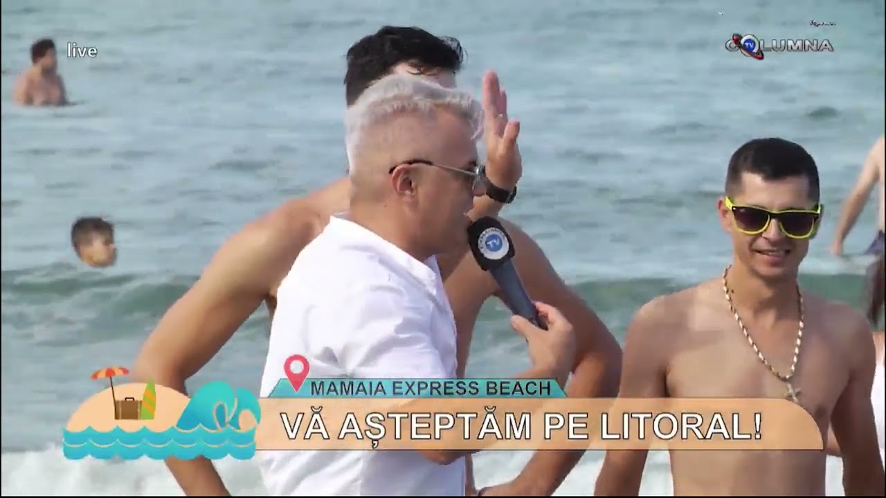 MAMAIA EXPRESS BEACH -  Sambata 12.08.2023 a-7-a editie emisiune realizata pe plaja Mamaia Express!