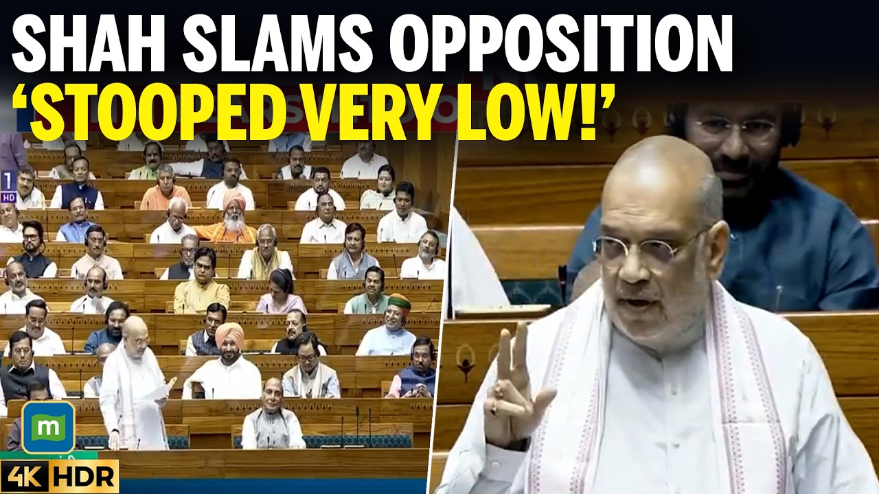 Амит Шах ответил оппозиции в Лок Сабхе во время дебатов по вотуму недоверия Ом Бирле.