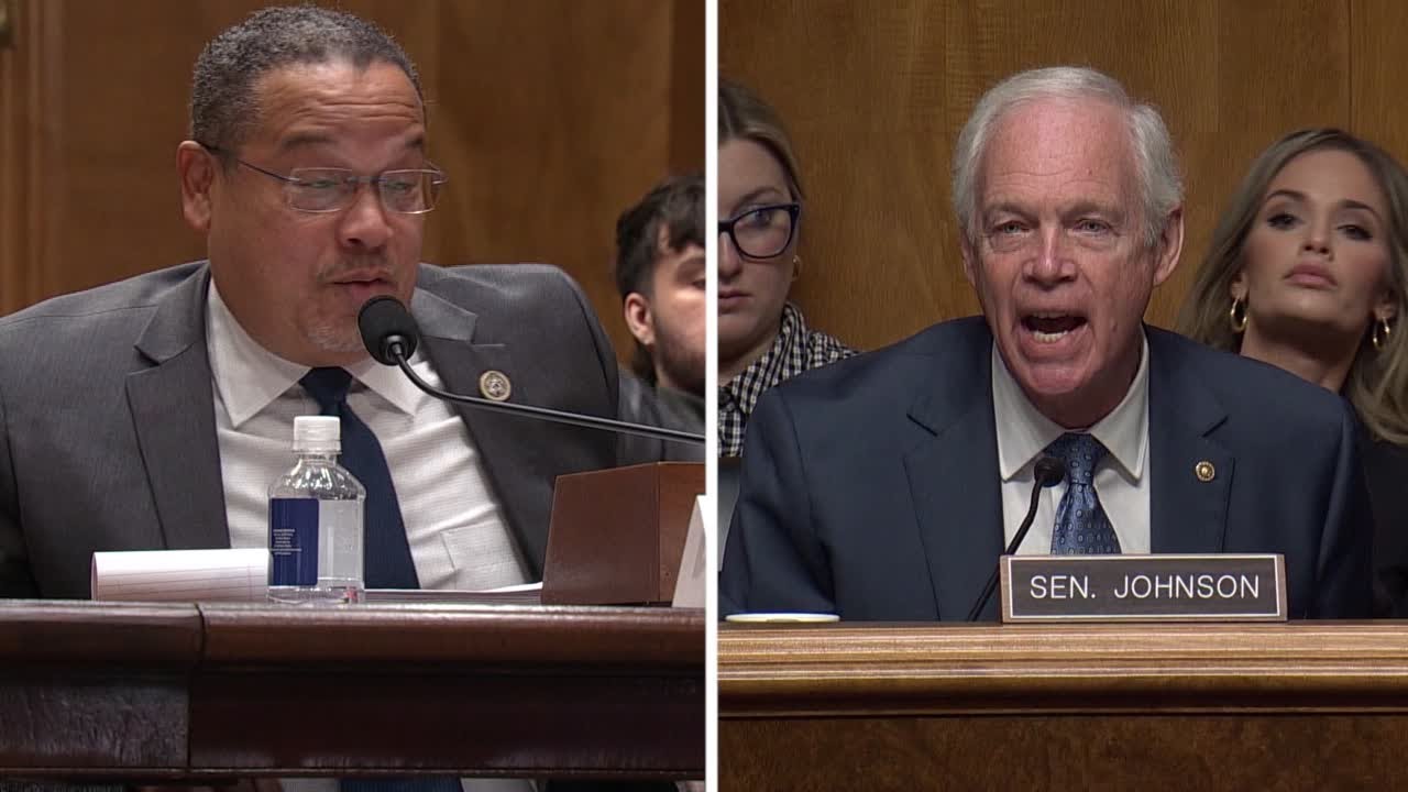 Ron Johnson to Keith Ellison: 'You disgust me'