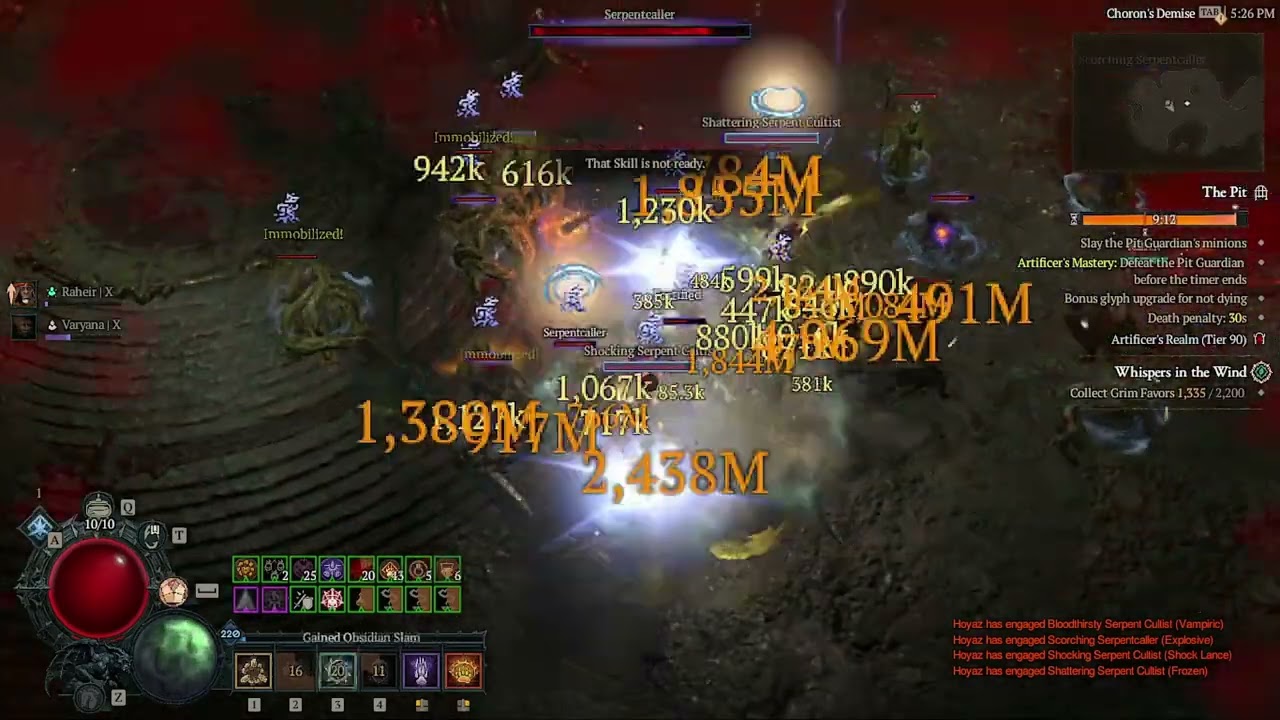 Diablo 4: Season 7 (Druid Pulverize - Pit Tier 90)