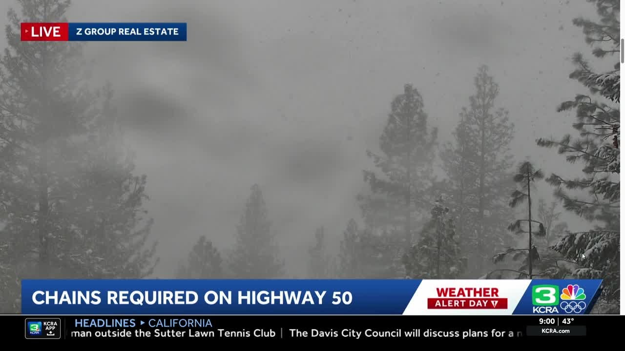 California storm coverage | Sierra travel near-impossible as I-80 remains closed | 9 a.m. Februar...