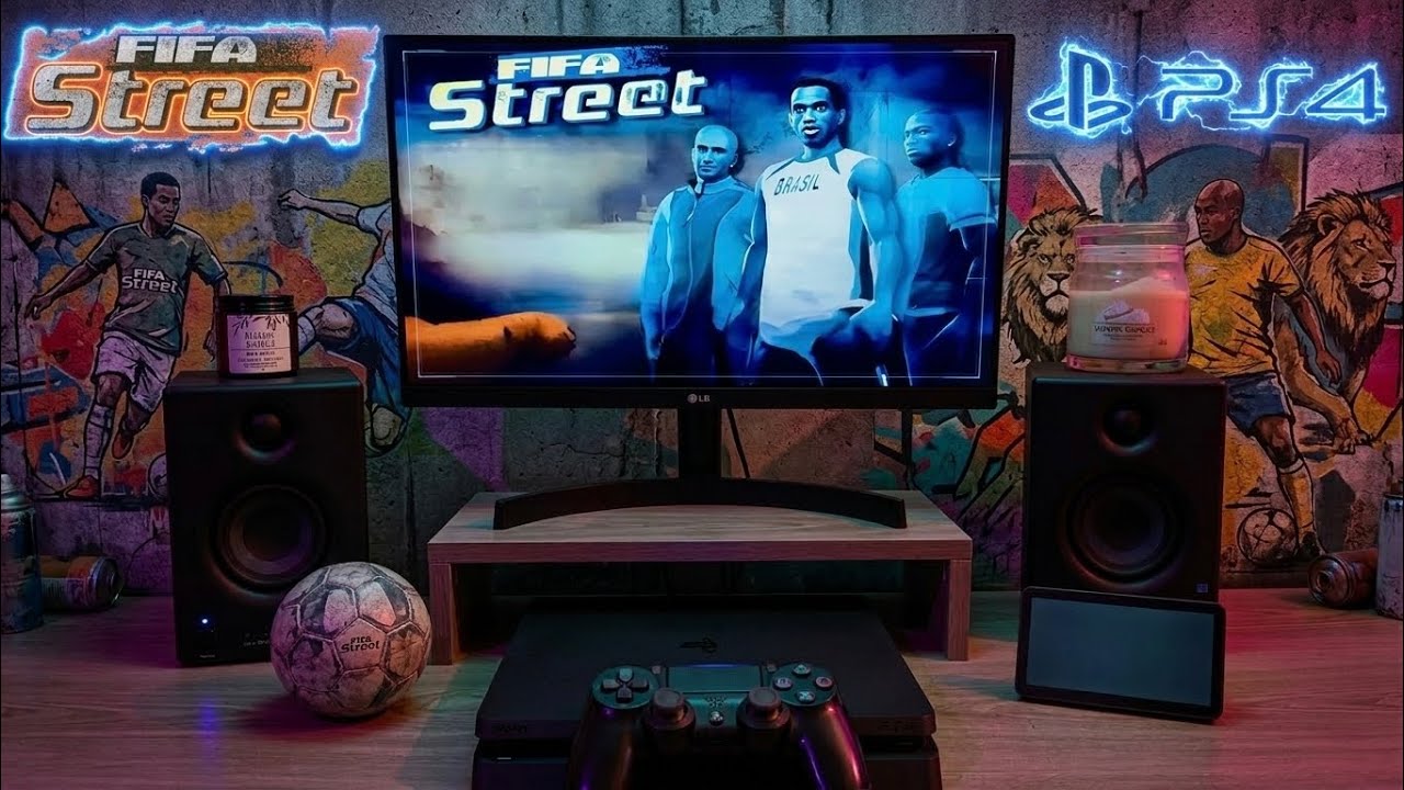 Игра в FIFA Street на PS4 Slim в 2026 году &mdash; классика PS2 по-прежнему дарит невероятные ощущения.