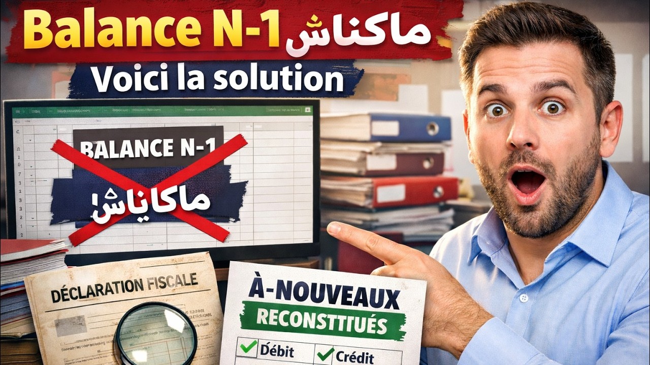 Balance N-1 makaynash ؟ Voici la solution des A-Nouveaux