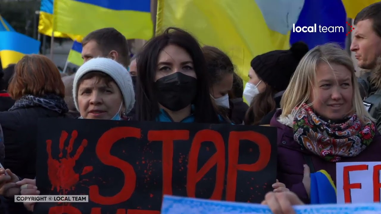 Roma, manifestazione per Ucraina: 