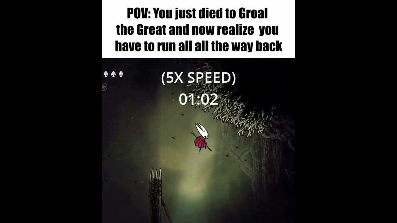 Groal is THE WORST run back in Silksong #hollowknight #hollowknightsilksong #silksong