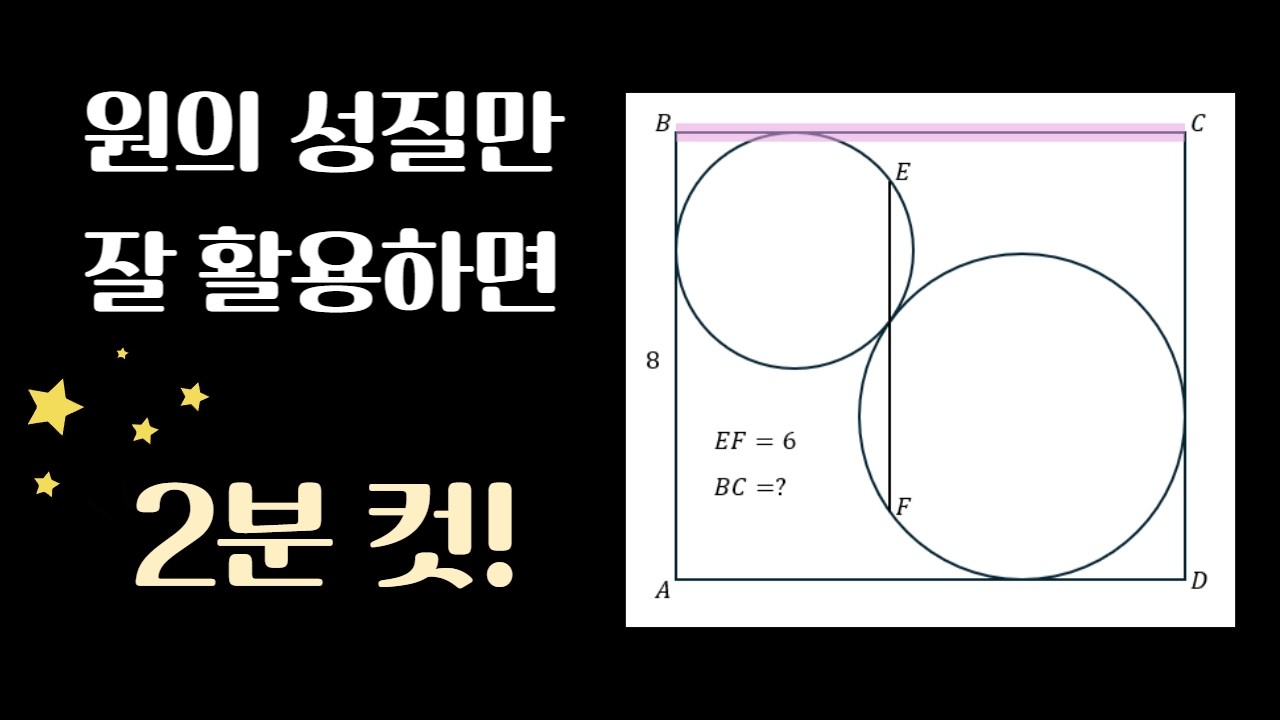 원의 성질만 잘 활용하면 금방 풀리는 문제