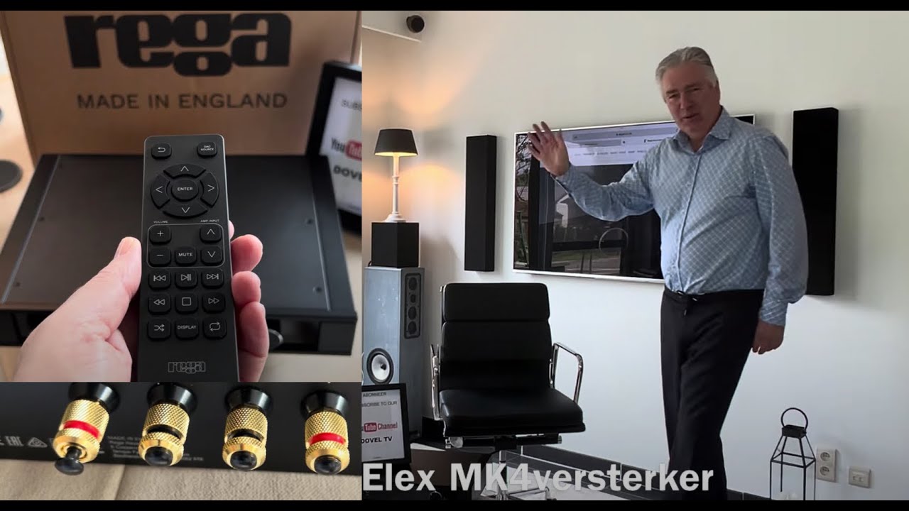 Rega Elex MK4 geintegreerde versterker 2x72w op 8ohm en 2x90w op 6 ohm  top kwaliteit audio