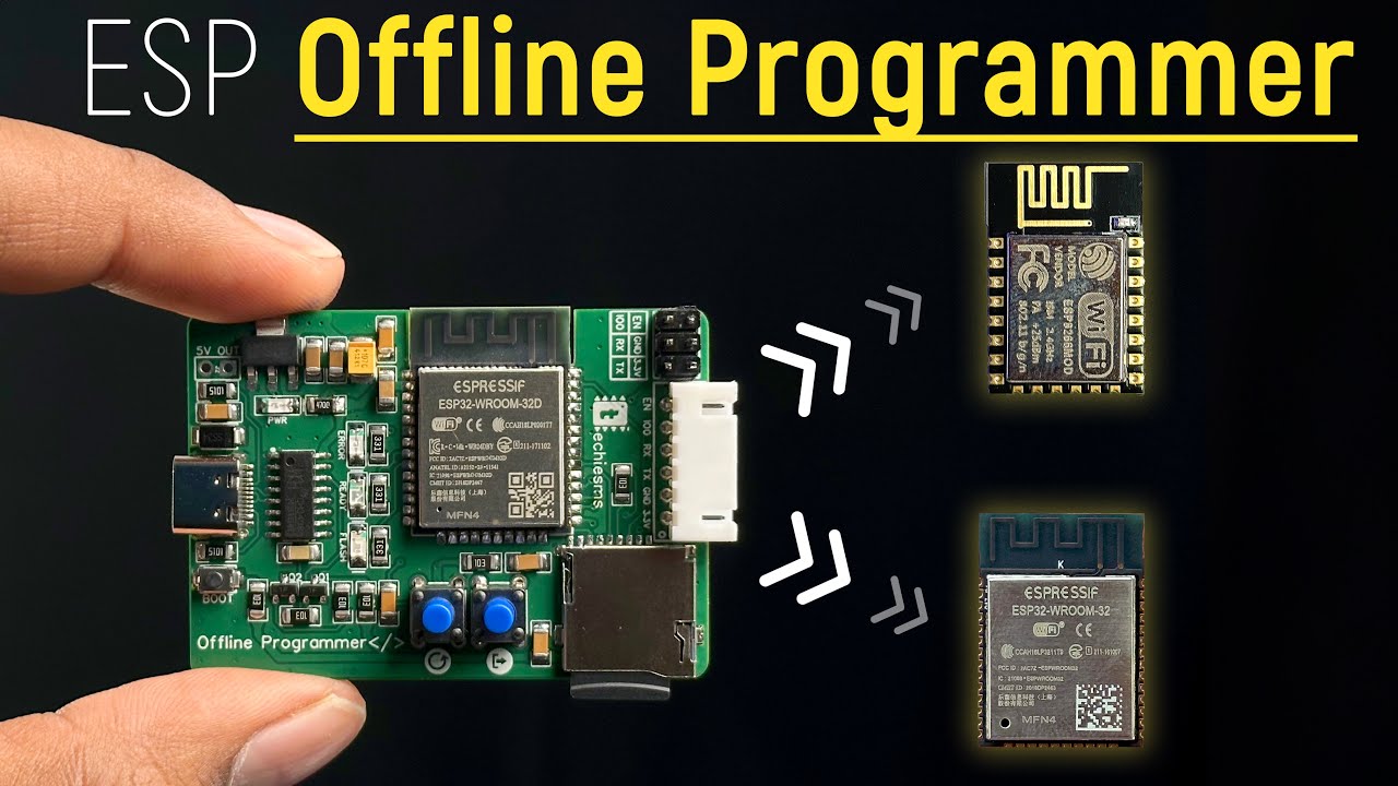 Program ESP DIRECTLY!! without any Computer 🔥🔥 | ESP Offline Programmer | @Board-Geek