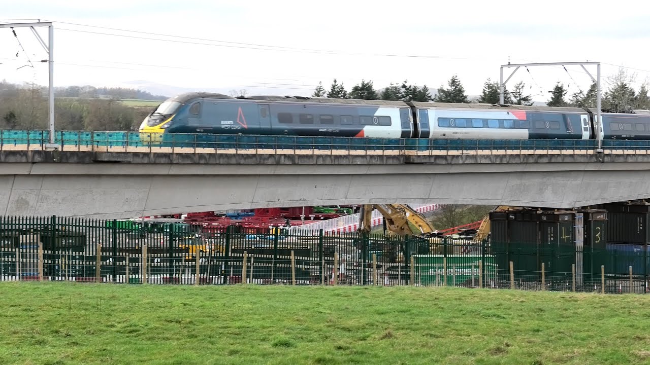 Before the Bridge is Replaced - Clifton and Eden Valley, South of Penrith WCML  24 Dec 25