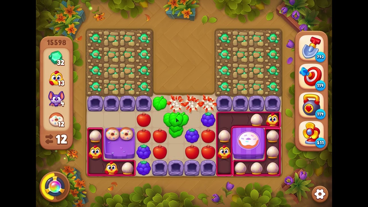 GardenScapes Level 15598 no boosters 