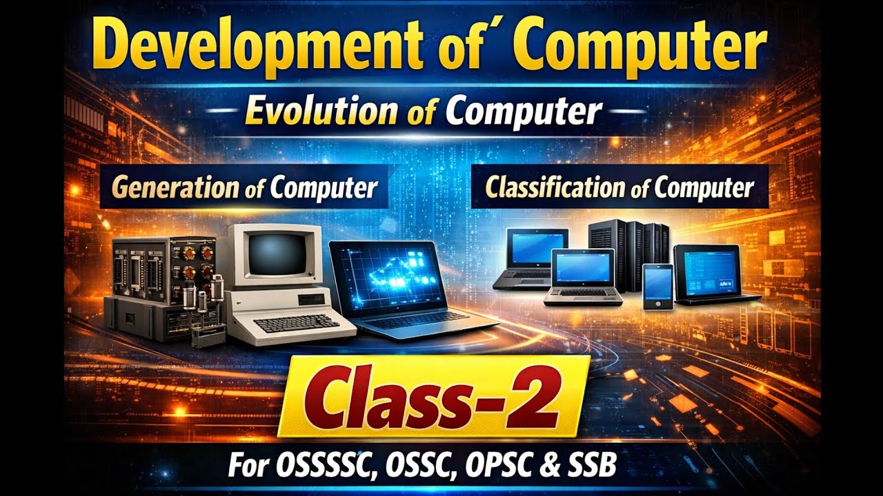 Development of computer(class-2) for all competitive exam