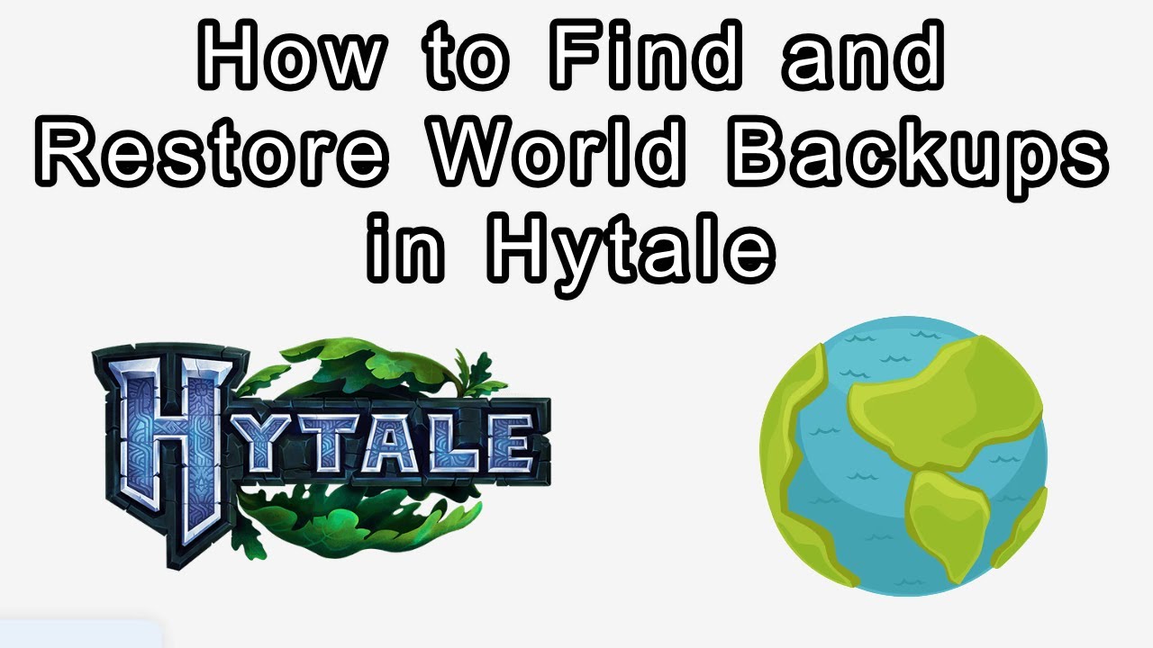 Как найти и восстановить резервные копии миров в Hytale