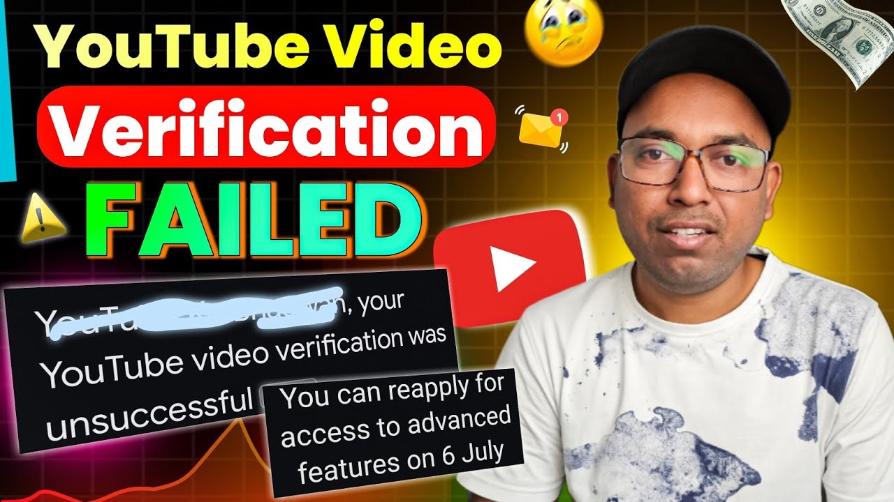 YouTube Video Verification Was Unsuccessful l YouTube Advance Feature Video Verification Problem