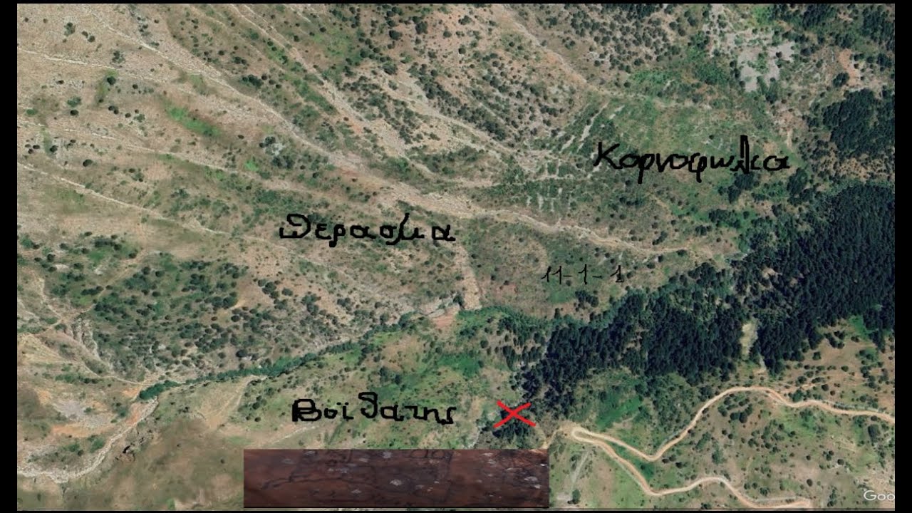 Ακολουθησαμε την πληροφορία και μας οδήγησε  στο σκουριασμένο μέταλλο… ένας παλιός χάρτης ΘΗΣΑΥΡΟΥ!