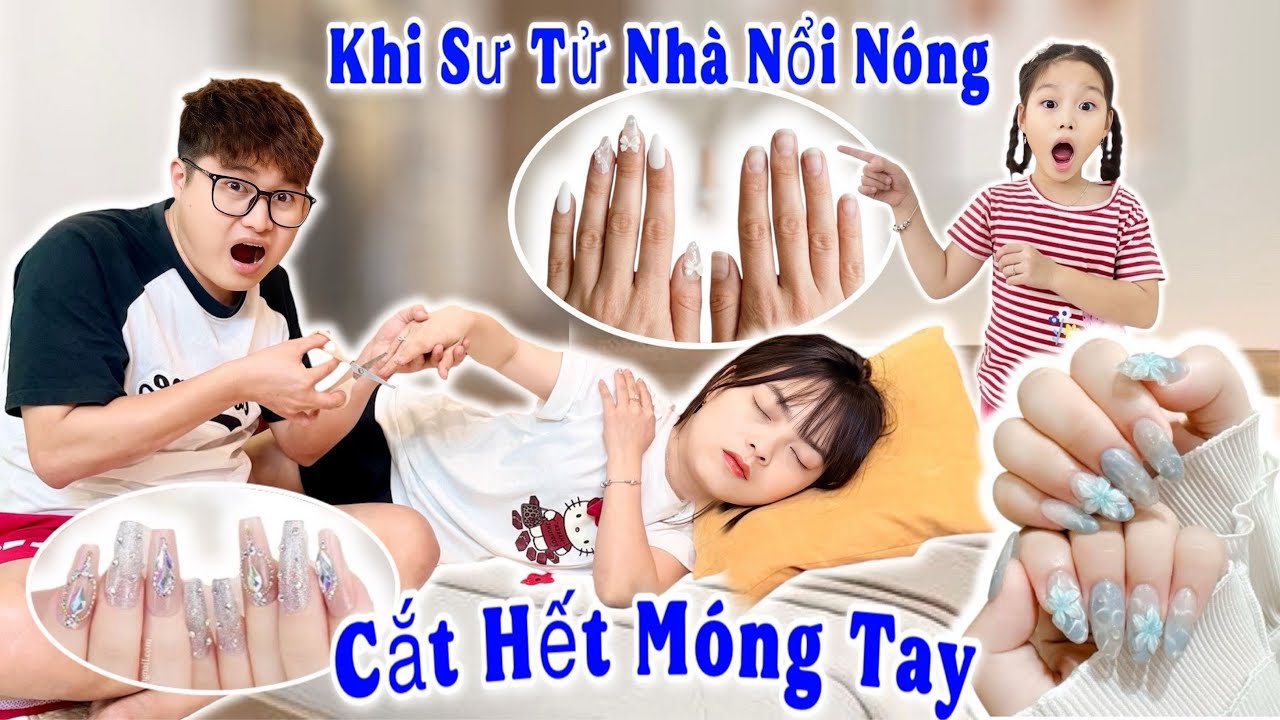 Bố Hùng Trêu Mẹ Hằng Cắt Hết Móng Tay Và Cái Kết
