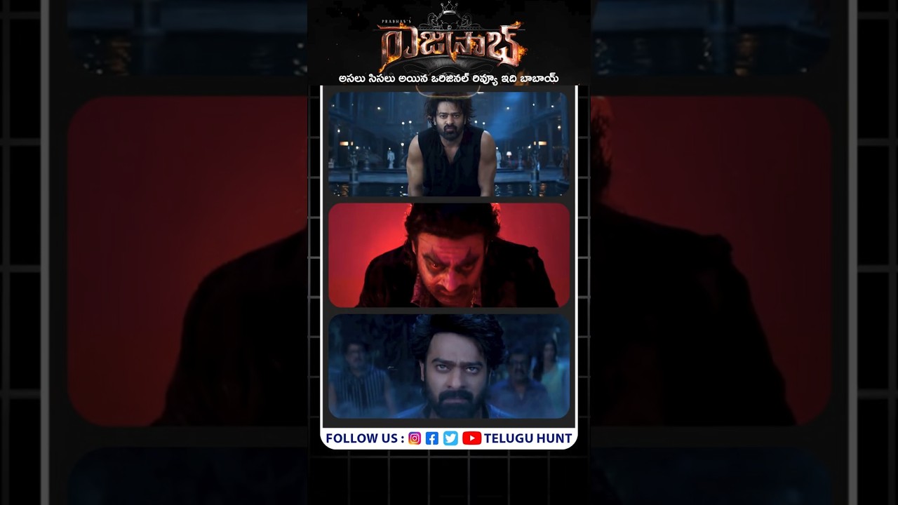 Rajasaab Movie Review అసలు సిసలు అయిన ఒరిజినల్ రివ్యూ ఇది బాబాయ్ 