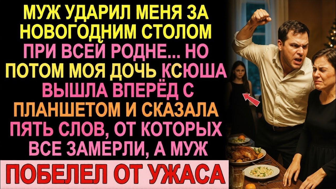 В Канун Нового Года Муж Унижал Меня При Всех — Но 9-Летняя Дочь Сказала ЭТО…