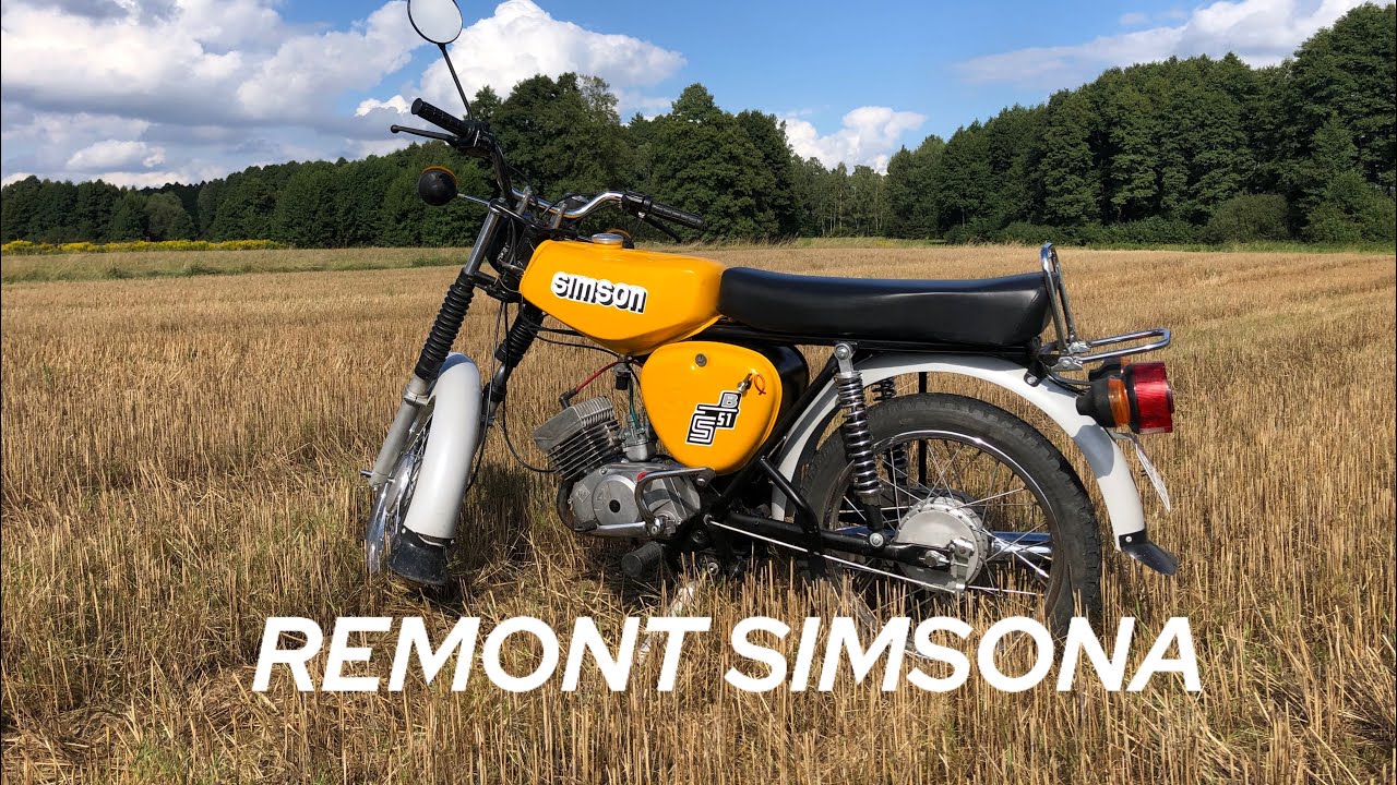 Remont Simsona s51  przebieg 53 tysiące Simson renovation rok 2014