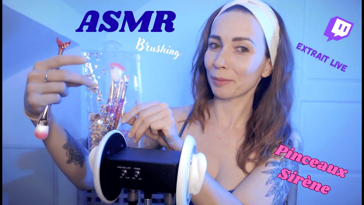 ASMR - Des pinceaux sir&egrave;ne pour un brushing intense 🧜🏼&zwj;♀️