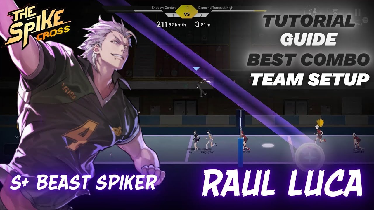 Raul Luca S+ Beast Spiker Tutorial, Guide, & Best Combo Team - The Spike Volleyball Cross